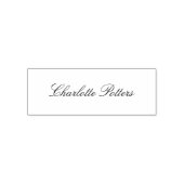 Moderne Elegante Script Handtekening Zakelijk Zelfinktende Stempel (Design)