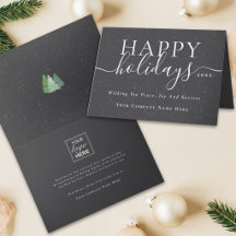 Moderne Elegante Script Kerst Sneeuw Bedrijfslogo