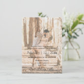 Moderne Elegante Script Overlay Trouwfoto Kaart (Staand voorkant)
