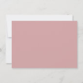 Moderne Elegante Script Stof Roze Foto Doop Bedankkaart (Achterkant)