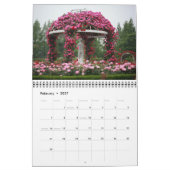 Moderne Elegante Script Tuinen en Parken 20xx Kalender (Feb 2027)