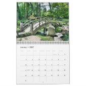 Moderne Elegante Script Tuinen en Parken 20xx Kalender (Jan 2027)
