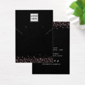 Moderne Elegante sieraden displaykaart voor oorbel Visitekaartje (Bureau)