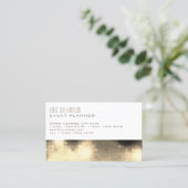 Moderne elegante sjabloon lichten visitekaartje (Staand voorkant)