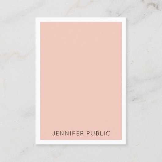 Moderne, elegante Sjabloon minimalistisch professi Visitekaartje (Voorkant)