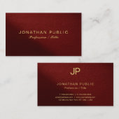 Moderne Elegante Sjabloon Professionele Premium Di Visitekaartje (Voorkant / Achterkant)