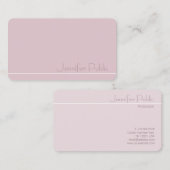 Moderne, elegante Sjabloon Trendy Professional Top Visitekaartje (Voorkant / Achterkant)