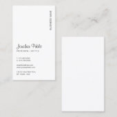Moderne, elegante Sjabloon Upload uw Logo verticaa Visitekaartje (Voorkant / Achterkant)