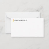 Moderne, elegante Sjabloon voor eenvoudig ontwerp  (Voorkant)