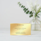 Moderne, elegante Sjabloon voor eenvoudig ontwerp  Visitekaartje (Staand voorkant)