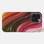Moderne elegante slanke heldere gradiënt iPhone hoesje (Achterkant horizontaal)