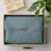 Moderne elegante sneeuwval vakantie tissuepapier (Geschenk)
