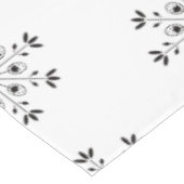 Moderne Elegante Sneeuwvlok Kerstvakantie Winter Tafelkleed (Gekanteld)