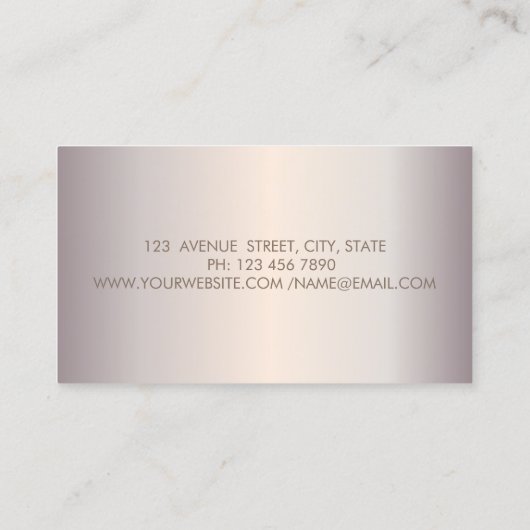 Moderne Elegante Sparkle Gouden Cirkels Lotus Visitekaartje (Achterkant)