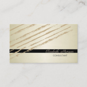 Moderne Elegante Stijlvolle, Glitter Strepen Visitekaartje