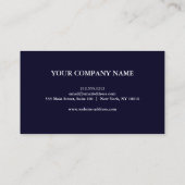 Moderne Elegante Stijlvolle Gouden Cirkel Lotus Visitekaartje (Achterkant)