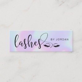  moderne elegante stijlvolle holografische zweepsl mini visitekaartje