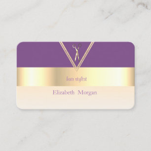 Moderne elegante, stijlvolle iole, Gold, schaar Visitekaartje