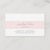 Moderne, elegante, stijlvolle, luxe laptop visitekaartje (Achterkant)