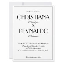 Moderne, elegante, stijlvolle Roaring 20s bruiloft