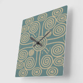 moderne elegante stijlvolle vormgeving vierkante klok (Hoek)