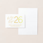 Moderne Elegante Tafelnummers ECHTE FOLIE (Display)