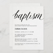 Moderne, elegante tekst over Waterverf papier Kaart (Voorkant / Achterkant)