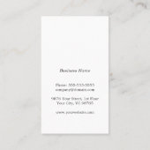 Moderne Elegante Textuur Bruin Consultant Visitekaartje (Achterkant)