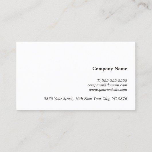 Moderne Elegante Textuur Grijze Faux Gouden Lijn Visitekaartje (Achterkant)