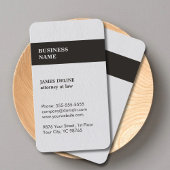 Moderne Elegante Textuur Witte Advocaat Visitekaartje