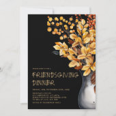 Moderne Elegante Thanksgiving Friendsgiving Kaart (Voorkant)