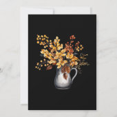 Moderne Elegante Thanksgiving Friendsgiving Kaart (Achterkant)