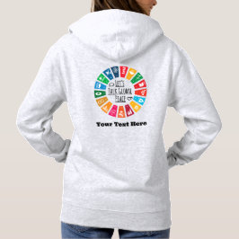 Moderne elegante trendy aangepaste Motivatie gesch Hoodie