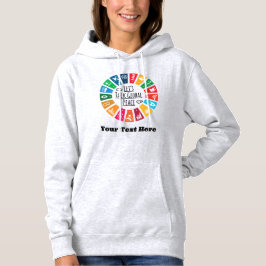 Moderne elegante trendy aangepaste Motivatie gesch Hoodie