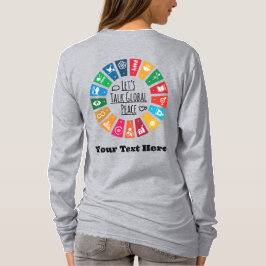 Moderne elegante trendy aangepaste Motivatie gesch T-shirt