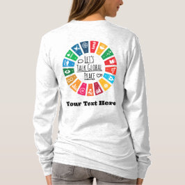 Moderne elegante trendy aangepaste Motivatie gesch T-shirt
