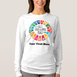 Moderne elegante trendy aangepaste Motivatie gesch T-shirt