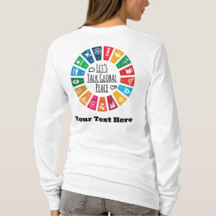 Moderne elegante trendy aangepaste Motivatie gesch T-shirt