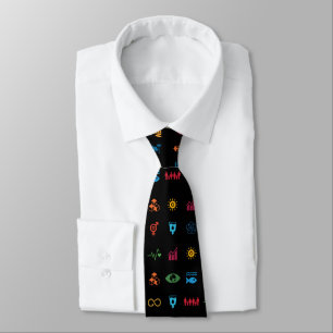Moderne elegante trendy duurzaamheid zwarte stropd stropdas