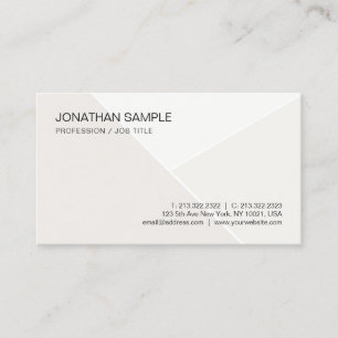 Moderne Elegante Trendy Eenvoudige Professionele S Visitekaartje
