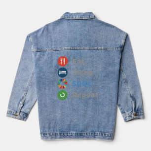 Moderne Elegante Trendy Gifts Duurzaamheid 2030 Denim Jacket