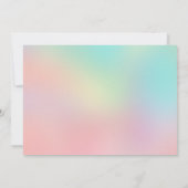 Moderne elegante trendy lieve zestien verjaardagsf kaart (Achterkant)