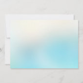 Moderne elegante trendy lieve zestien verjaardagsf kaart (Achterkant)