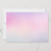 Moderne elegante trendy lieve zestien verjaardagsf kaart (Achterkant)