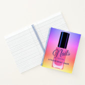 Moderne elegante trendy nagels salon afspraak boek (Binnen)