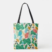 Moderne Elegante Trendy Sierlijke Boodschappentas Tote Bag (Achterkant)