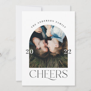 Moderne, elegante trendy-typografie rode kerst