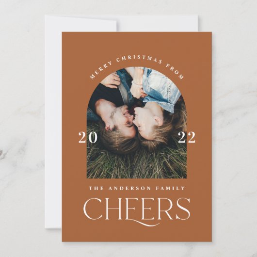 Moderne elegante trendy typografie terra-cotta (Voorkant)