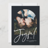 Moderne elegante trendy typografie zwart 1 foto (Voorkant)