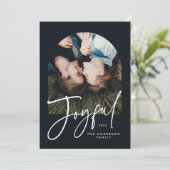 Moderne elegante trendy typografie zwart 1 foto (Staand voorkant)